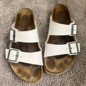 White Arizona Birkenstock